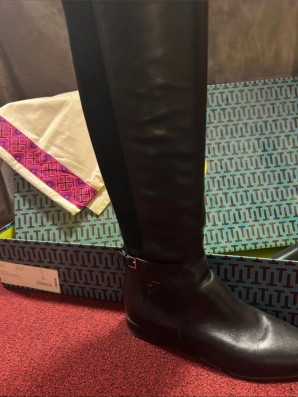 Tori Burch Wyatt Over the knee Boot size 9.5
